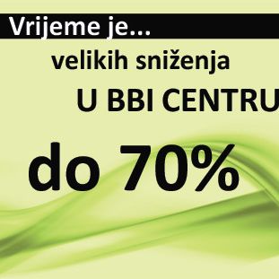 Sniženja i vrijedne nagrade u BBI Centru