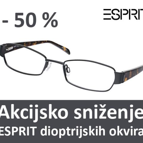Optika Loris:50% niža cijena Esprit dioptrijskih okvira