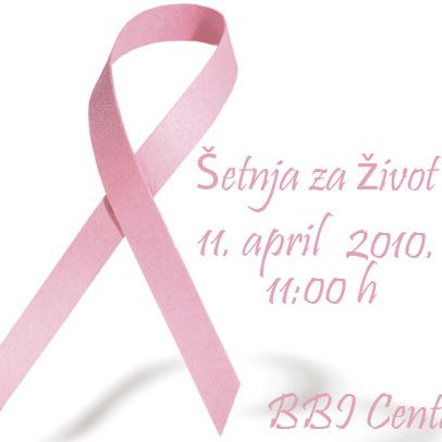 Šetnja za život 2010. kreće ispred BBI Centra