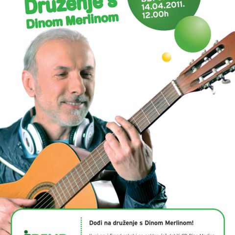 Druženje sa Dinom Merlinom u BBI Centru