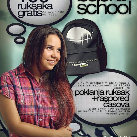 Sportlife: najboljim osnovcima na dar ruksak iz urbane limitirane serije