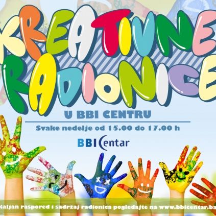 Creative workshops for children in June in BBI Center