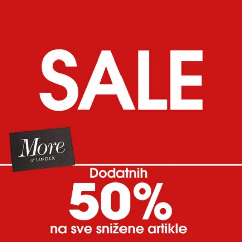 Additional 50% off in Lindex store