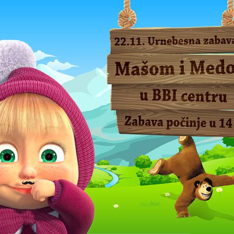 Great party with Masha and the Bear in BBI Center