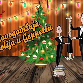 Newyears magic show in playroom Geppetto