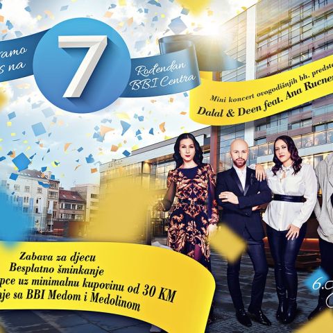 BBI Center celebrates its 7th birthday – mini concrete of Deen&Dalal, Ana Rucner and Jala