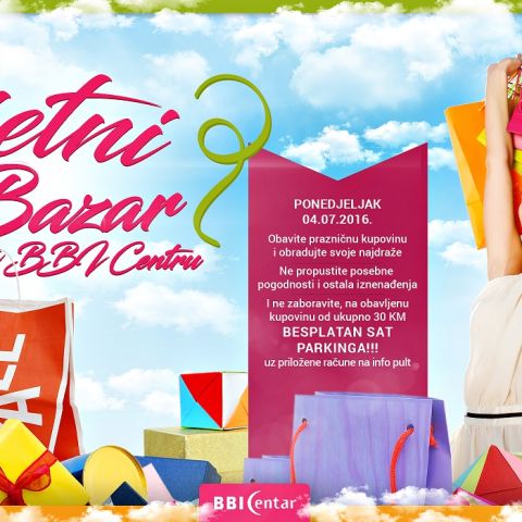Summer bazar in BBI Center