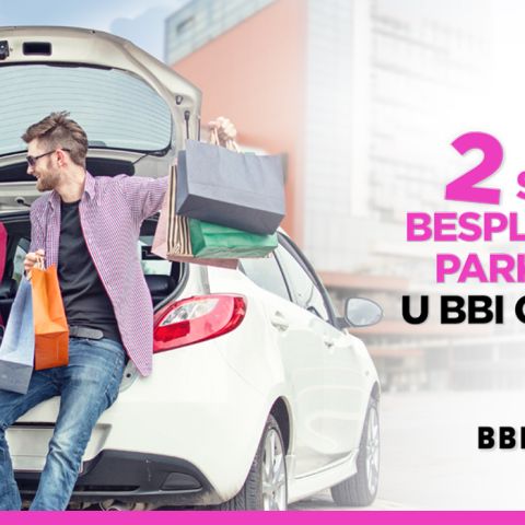 Two hours of free parking in BBI Center