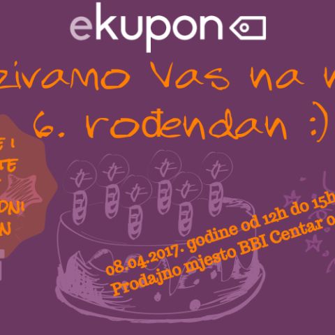 eKupon celebrates its sixth birthday!