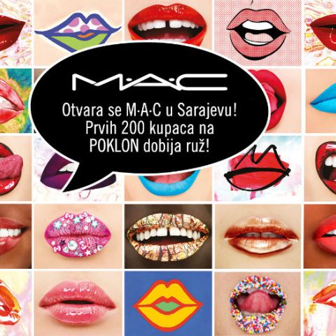 On Wednesday, the opening of MAC Cosmetics store