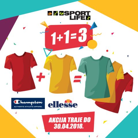 Grat sales in Sport Life store at BBI Center