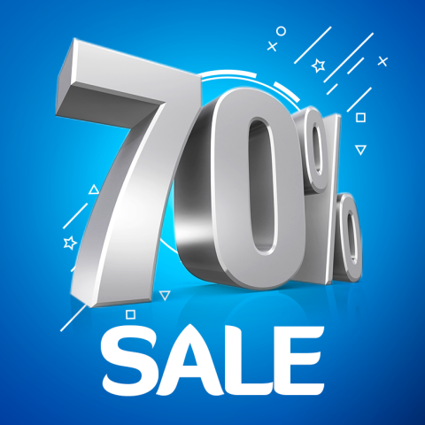 Sniženja do 70%