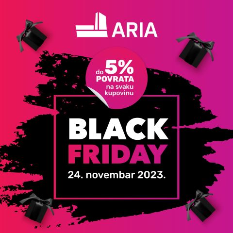 Black Friday pogodnosti u ARIA mall-u