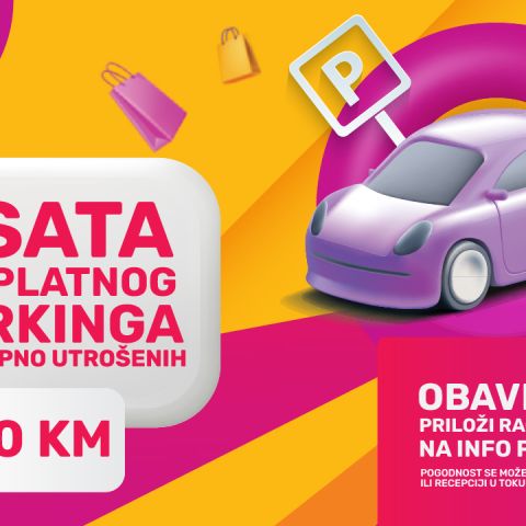 Dva sata besplatnog parkinga