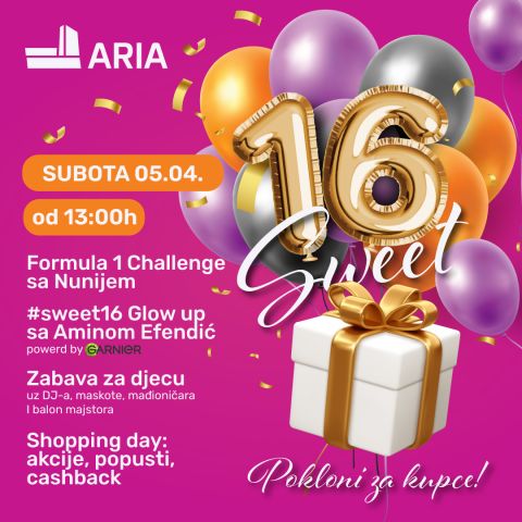 ARIA #Sweet16 rođendanska zabava