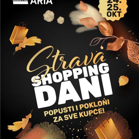 STRAVA SHOPPING  – Ne propustite najbolji shopping vikend ove jeseni!