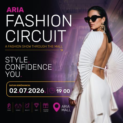 ARIA postaje modna pozornica Sarajeva! – prvi ARIA FASHION CIRCUIT